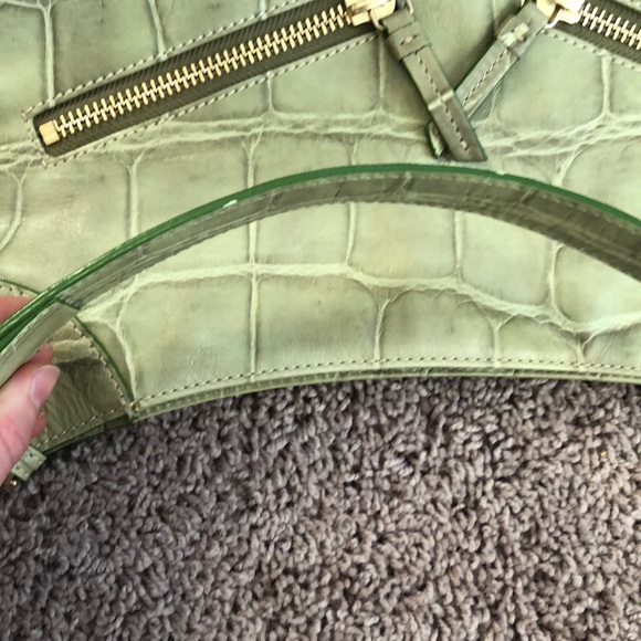 Dooney & Bourke leather bag green - Picture 8 of 8